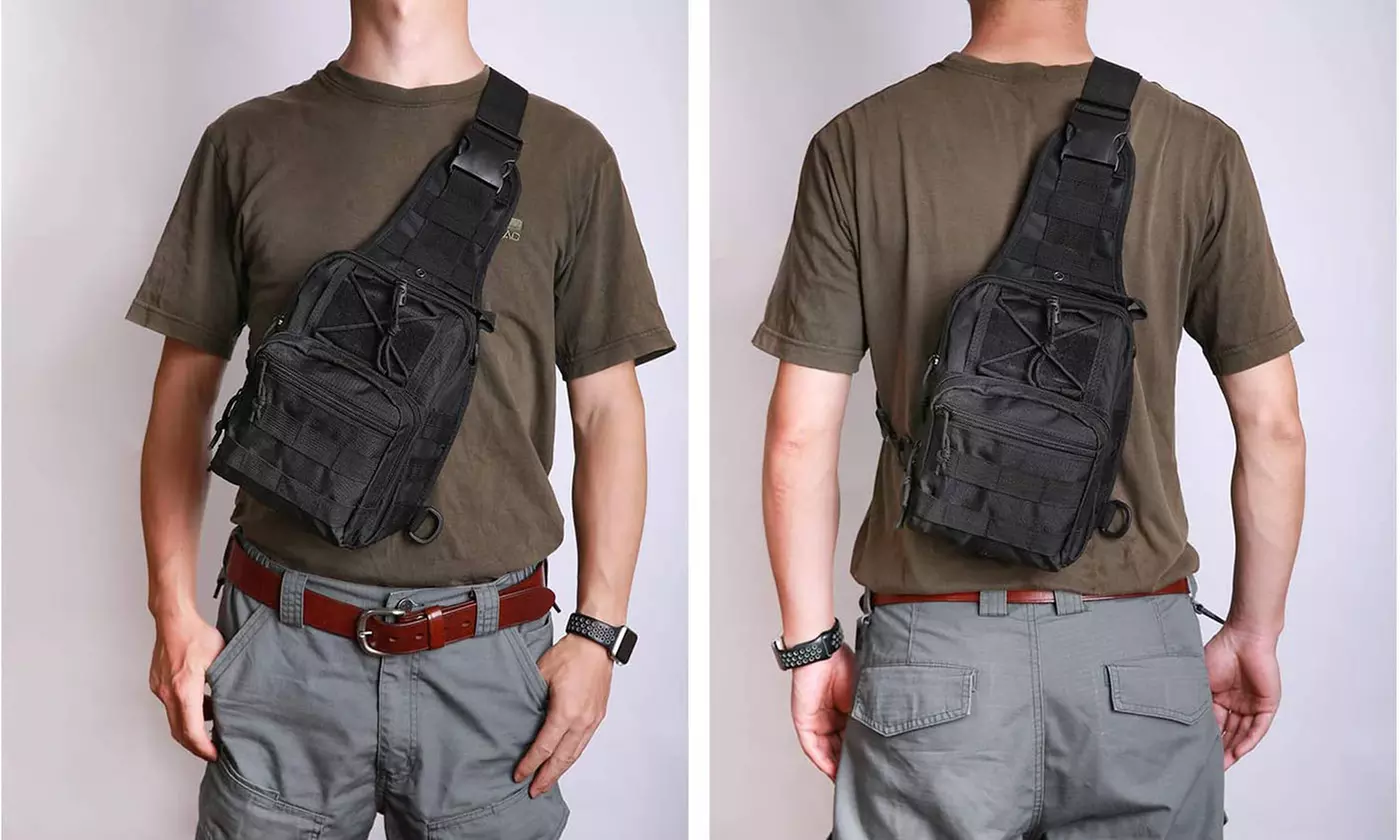 Tactical Military Shoulder Bag Sling Shoulder Messenger Chest Pack