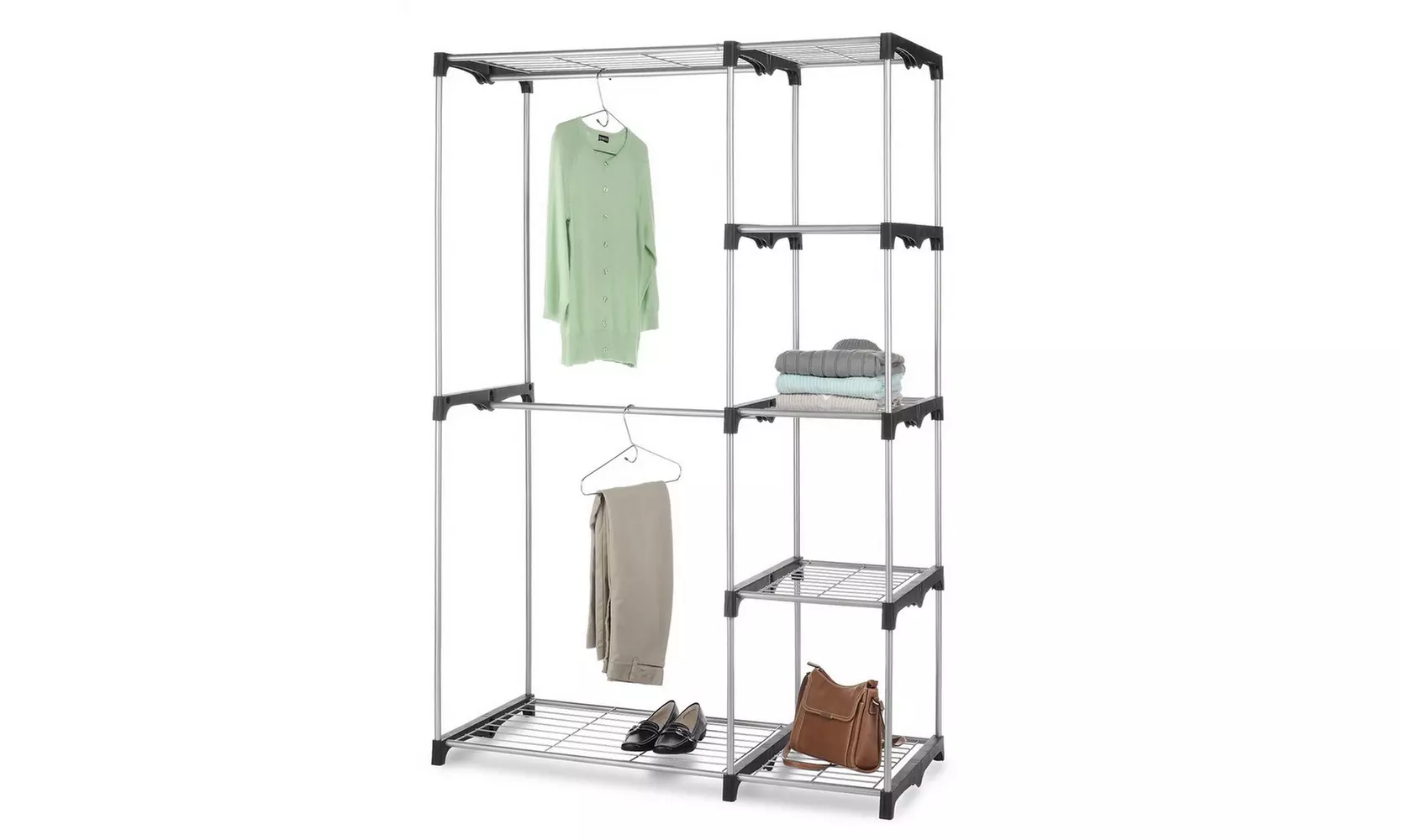 Portable Practical Five-tier Wardrobe without Cloth - Primary Image