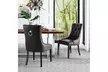 Harry Leather PU / Velvet Dining Chair - Set of 2 by Inspired Home - Second Medium