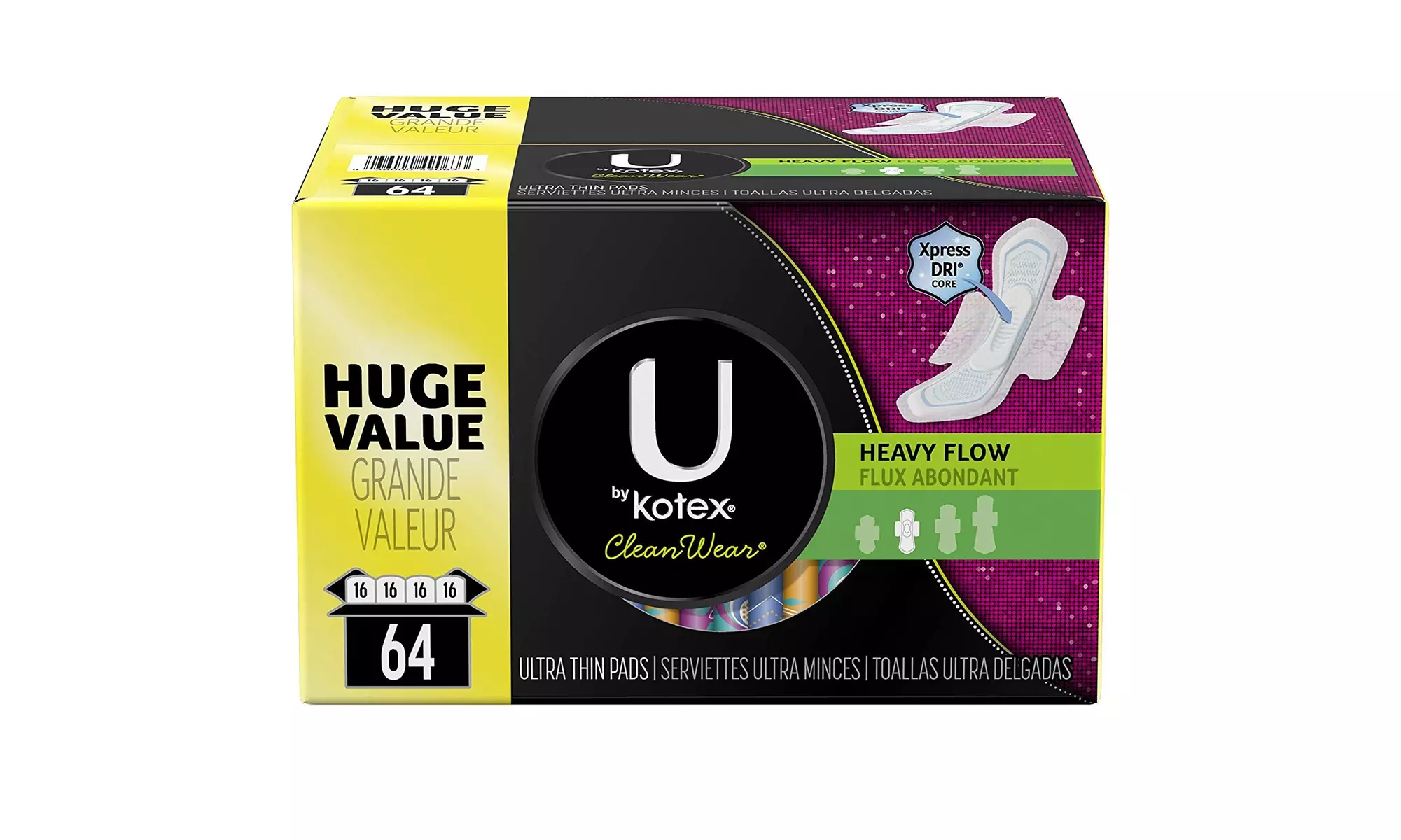 U By Kotex Cleanwear Ultra Thin Pads - Second Medium