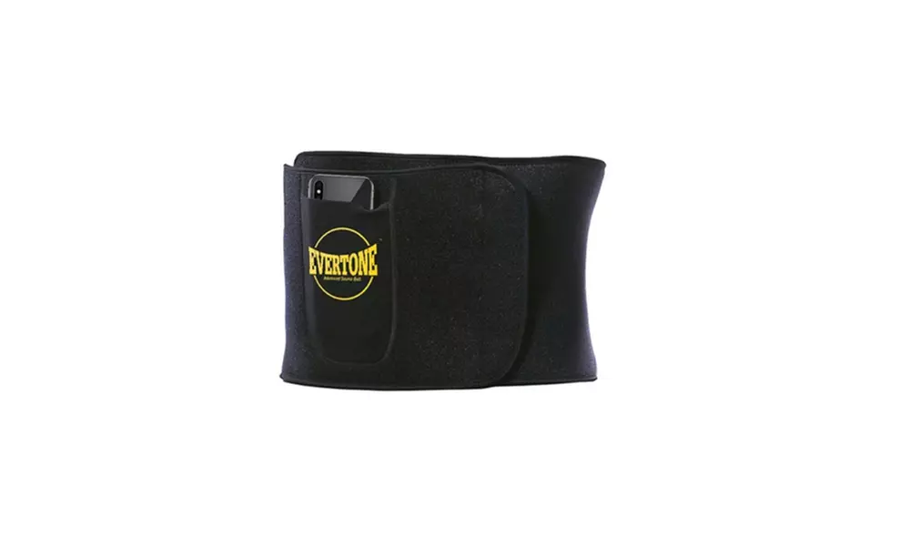 Evertone Advanced Graphene Sauna Belt - Black/Yellow - Primary Image