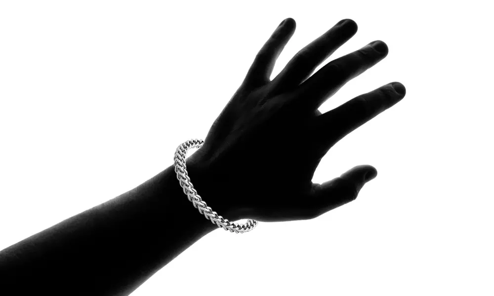 Men's Stainless Steel Franco Bracelets - Second Medium