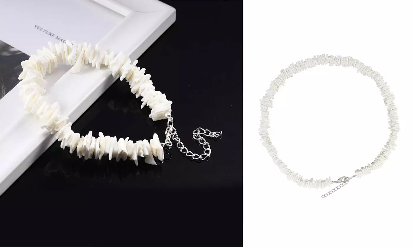 White Sea Shell Handmade Bracelet Anklet Bracelet