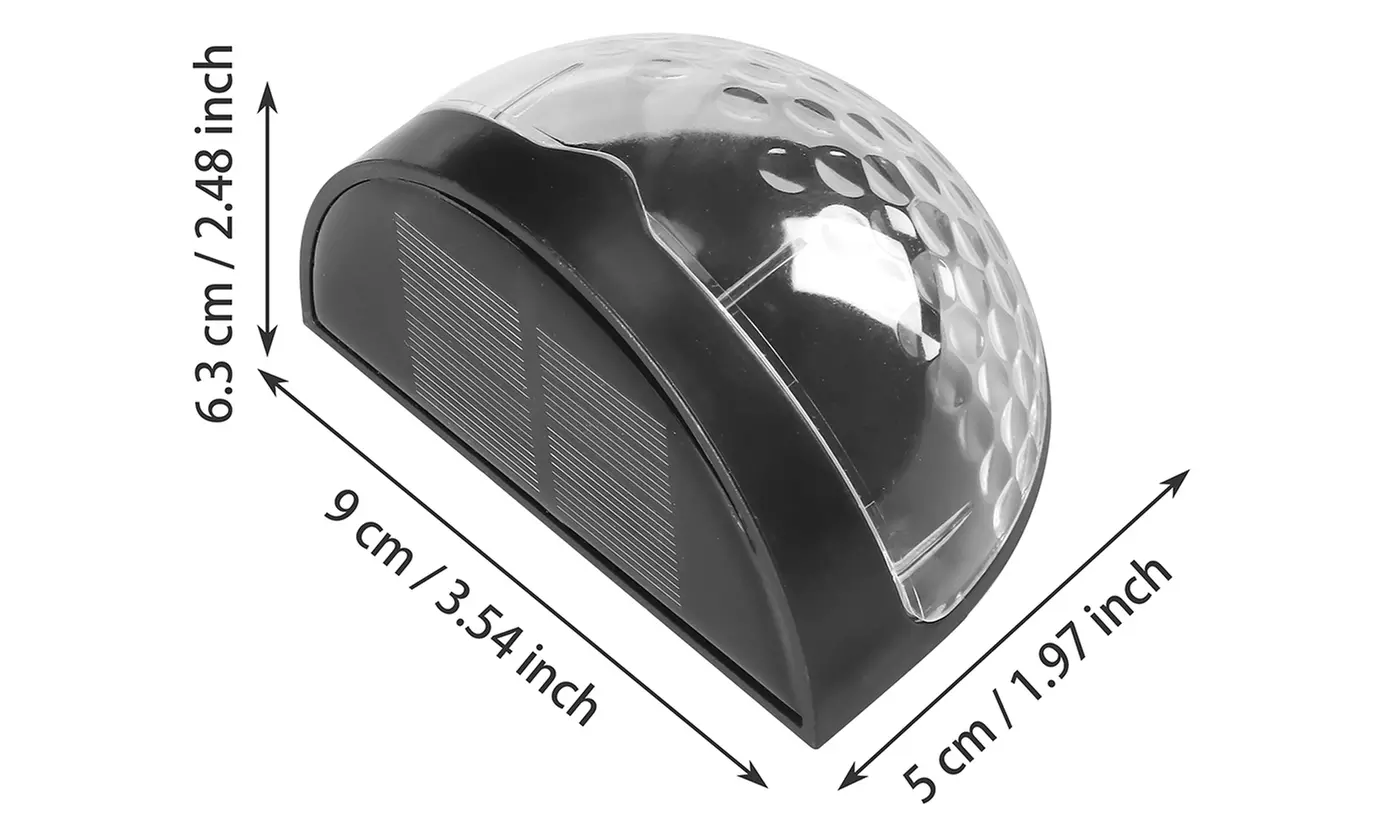 Two- or Four-Pack Solar 6-LED Wall-Mount Outdoor Lights