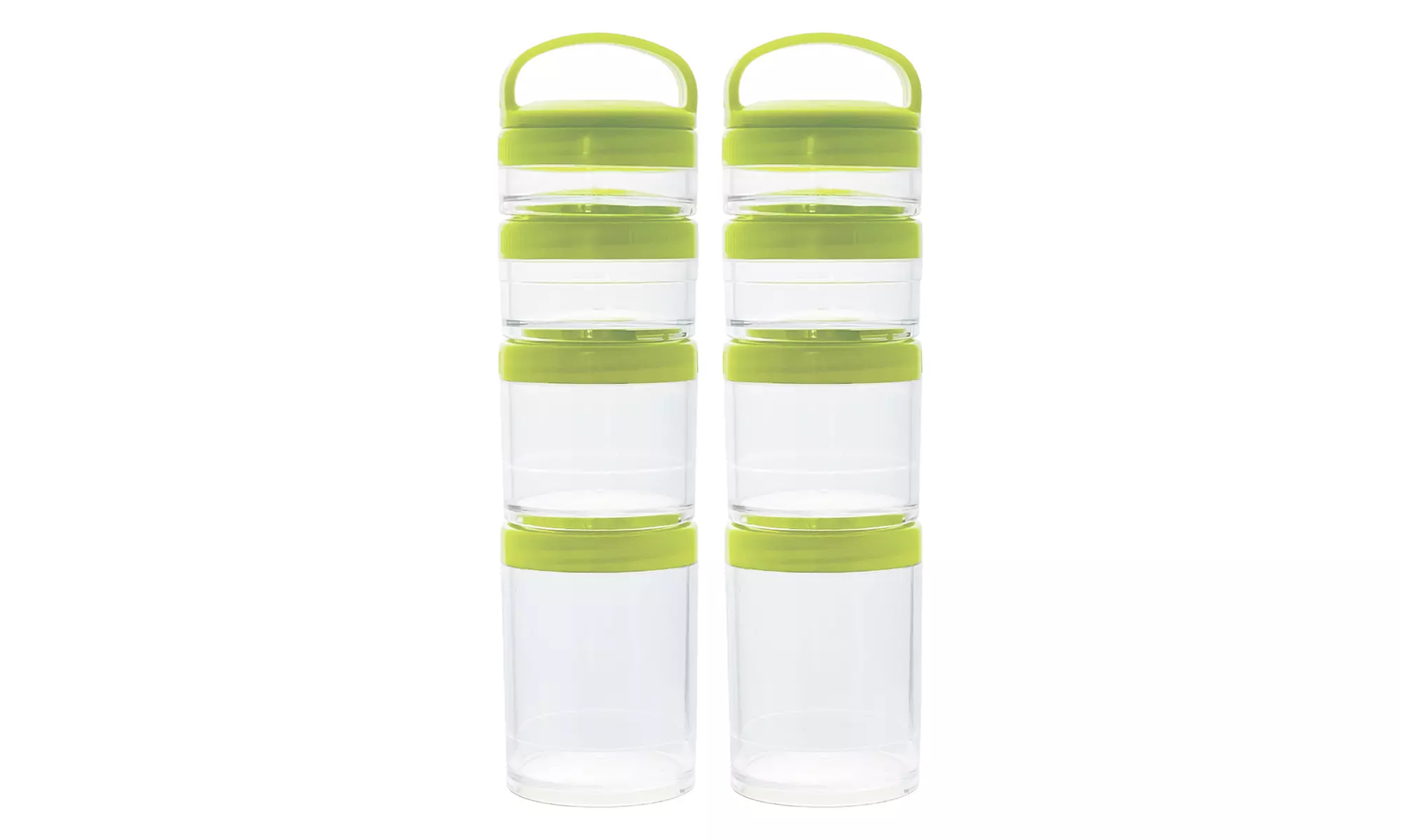 Zummy Portable Stackable Food Leak Proof Storage Containers ( 2 PACK )