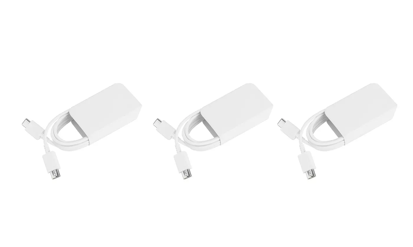 3.3FT 5x Lot of USB-C to USB-C Cable Charging Cord Type C Charger Black/White