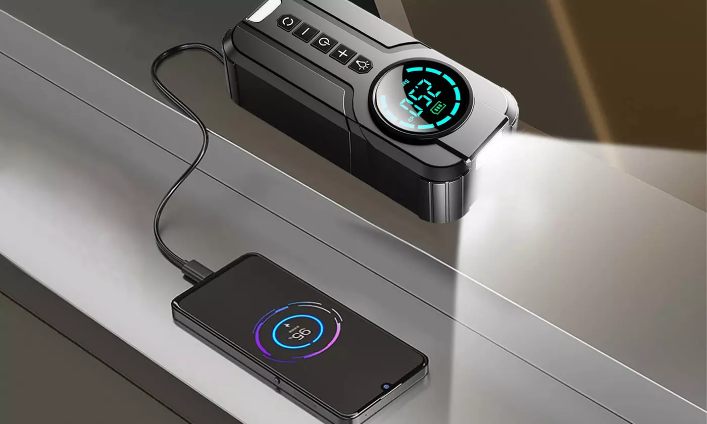 iMounTEK 12V DC 150PSI Tire Inflator with LCD Display & Auto Shut-Off