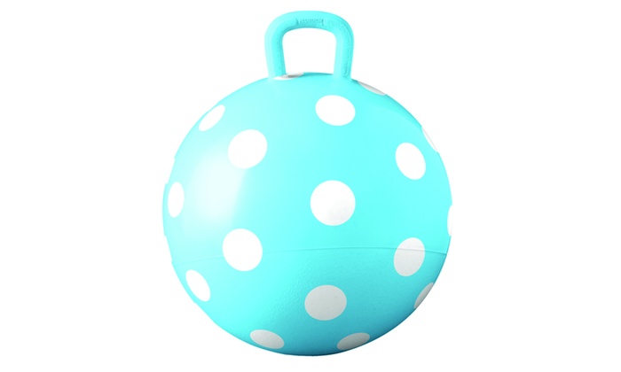 Hedstrom Blue Polka Dot Hopper Ball | Groupon