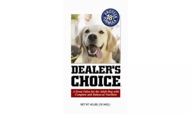 United Valley Pet Food DC00900 40 lb Dealers Choice 18% Adult - Second Medium