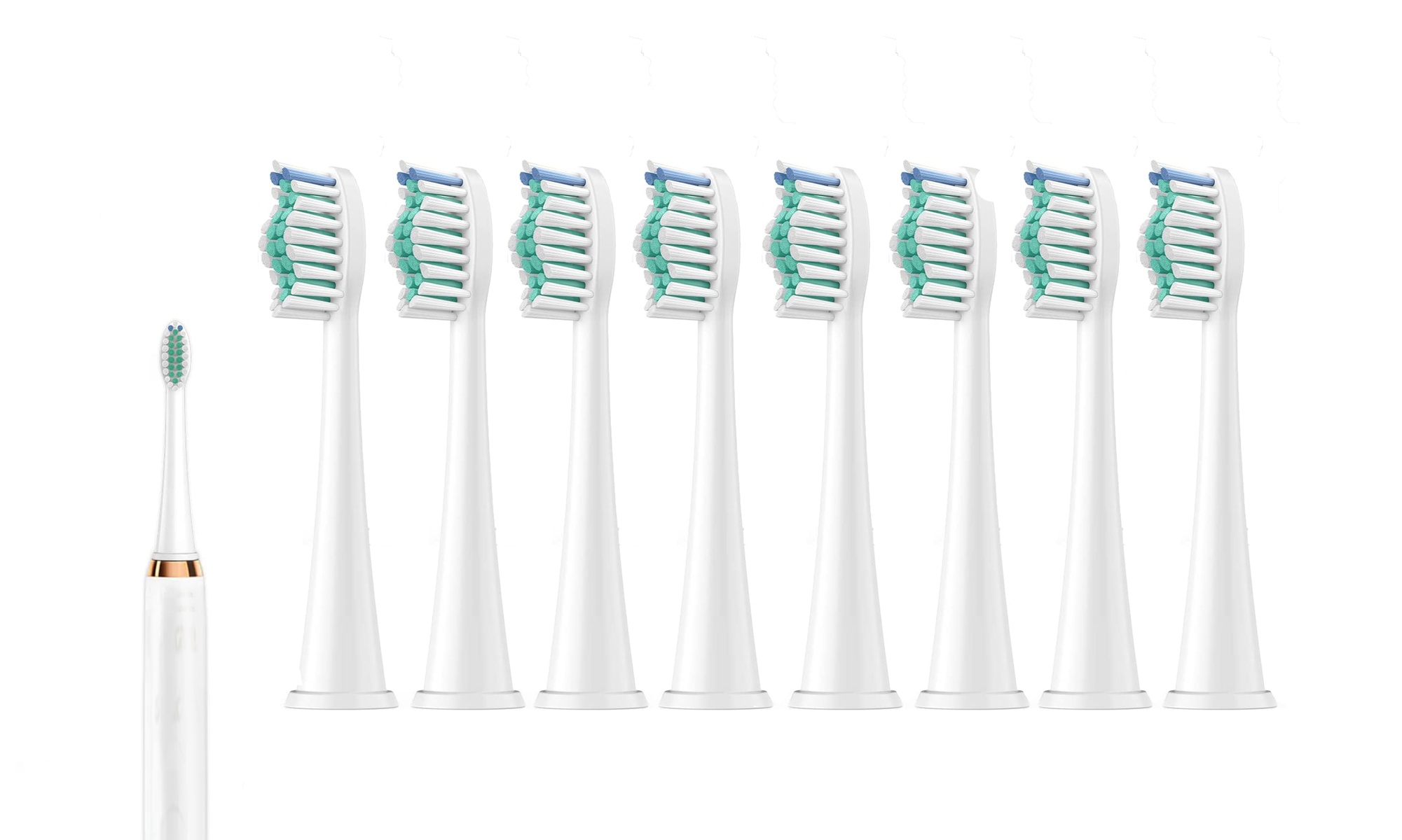 Replacement Toothbrush Brush Heads -8 -12 or 20pk (Philips Sonicare Compatible) - Primary Image