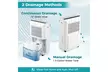 Costway 57 Pint Dehumidifier for Basement with 4 Modes 3-Color Indicator - Second Medium