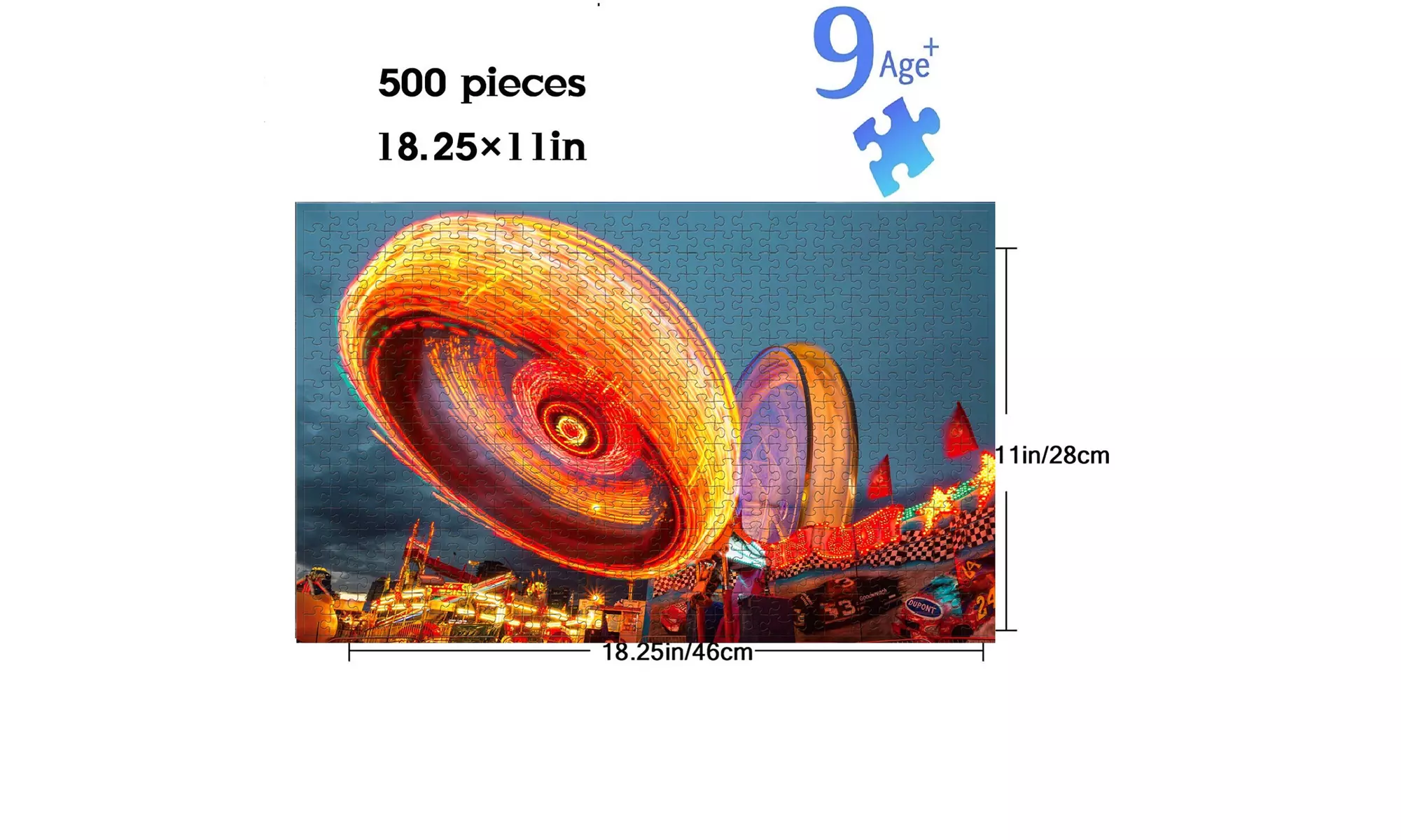 500 Piece Jigsaw Puzzle For Adult & Kid -  Carnival Amusement Park  - Second Medium