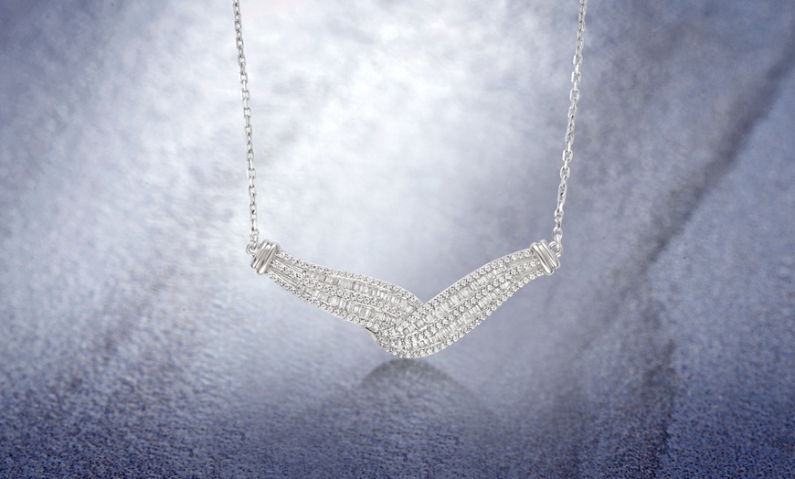 diamond bib necklace