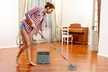 NewHome Spin Mop and Bucket Set (2 or 4 Pads) or Wall and  Baseboard Cleaner Mop - Second Medium
