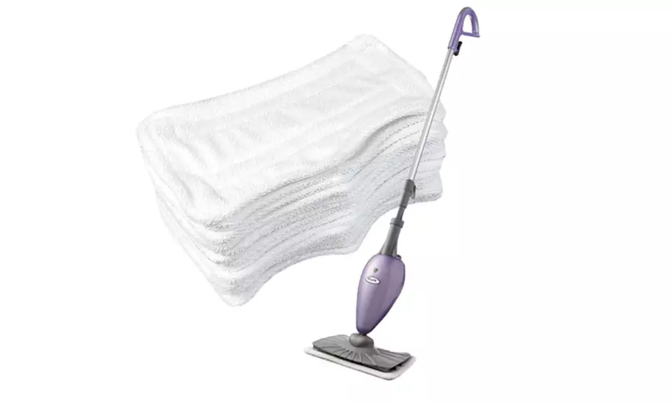 Steam Mop Replacement Microfiber Pads Compatible Euro Pro Shark for S3250 S3101 - Primary Image