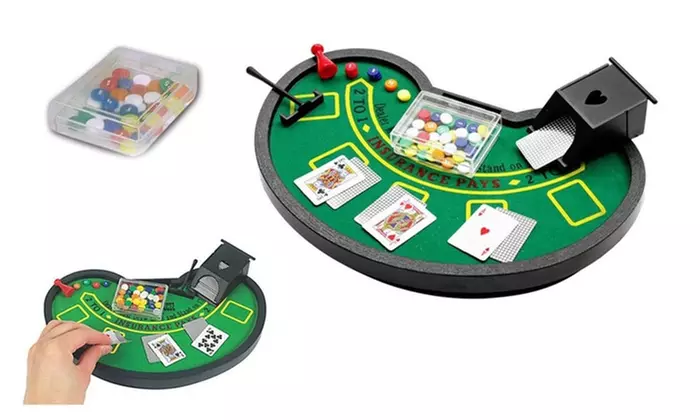 Plastic Game Table Miniature size BlackJack Great For Parties Adult Party Game  - Second Medium