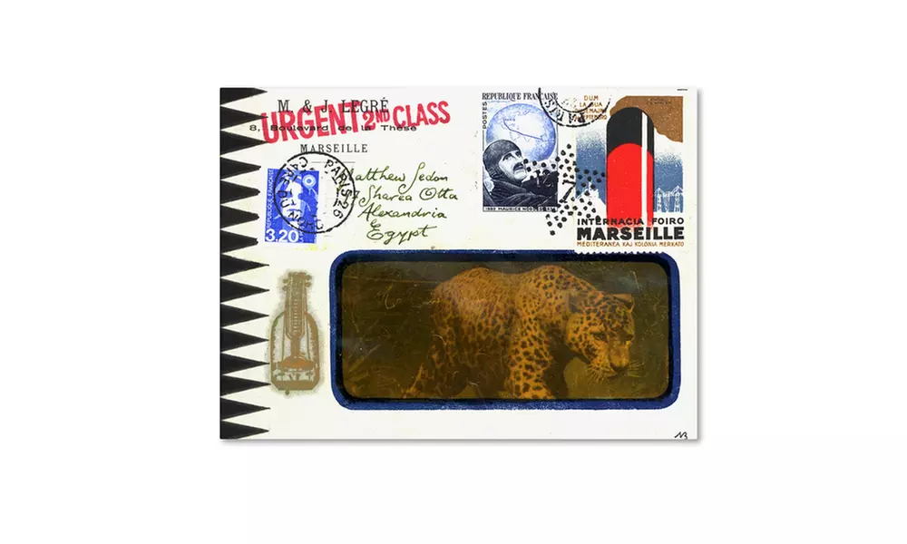 Nick Bantock 'Marseille Leopard' Canvas Art - Primary Image