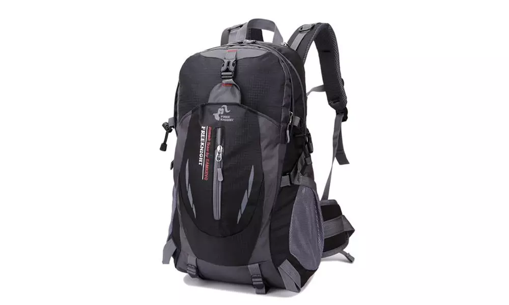 35L Outdoor Sports Travel Water Nylon Backpack Army - Second Medium