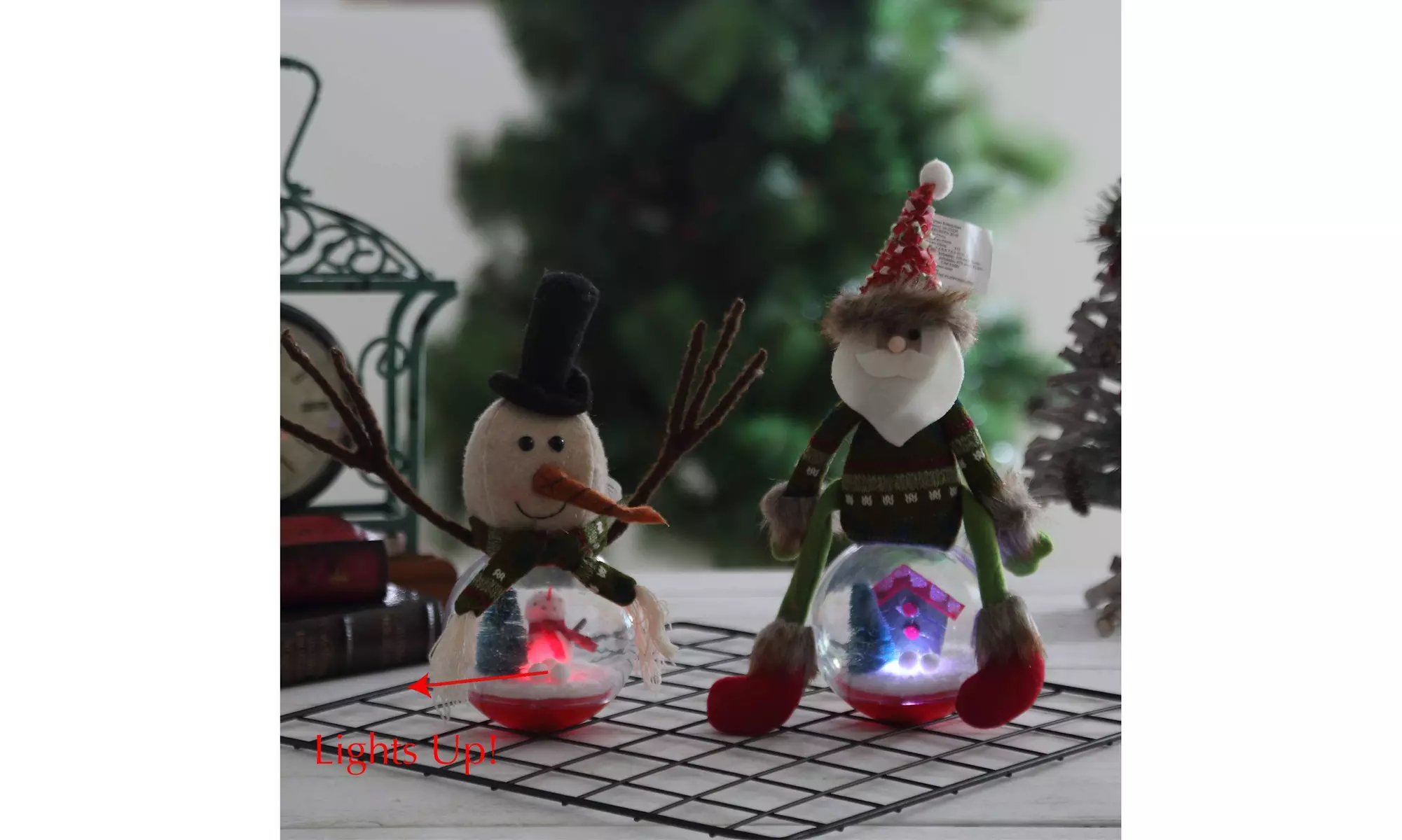 LED Christmas Ornament Sets of 2 - Primary Image