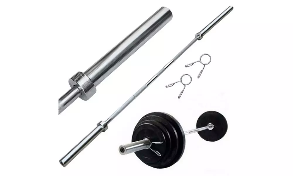 Topeakmart Olympic Weight Bar Workout Gym Home Exercise Barbell Muscle - Primary Image