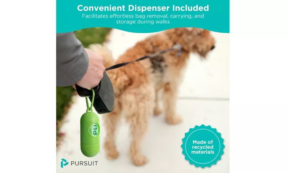 Biodegradable Dog Waste Bags with Dispenser