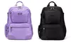 ELLE Voyage 20L Twill and Vegan Leather Backpack