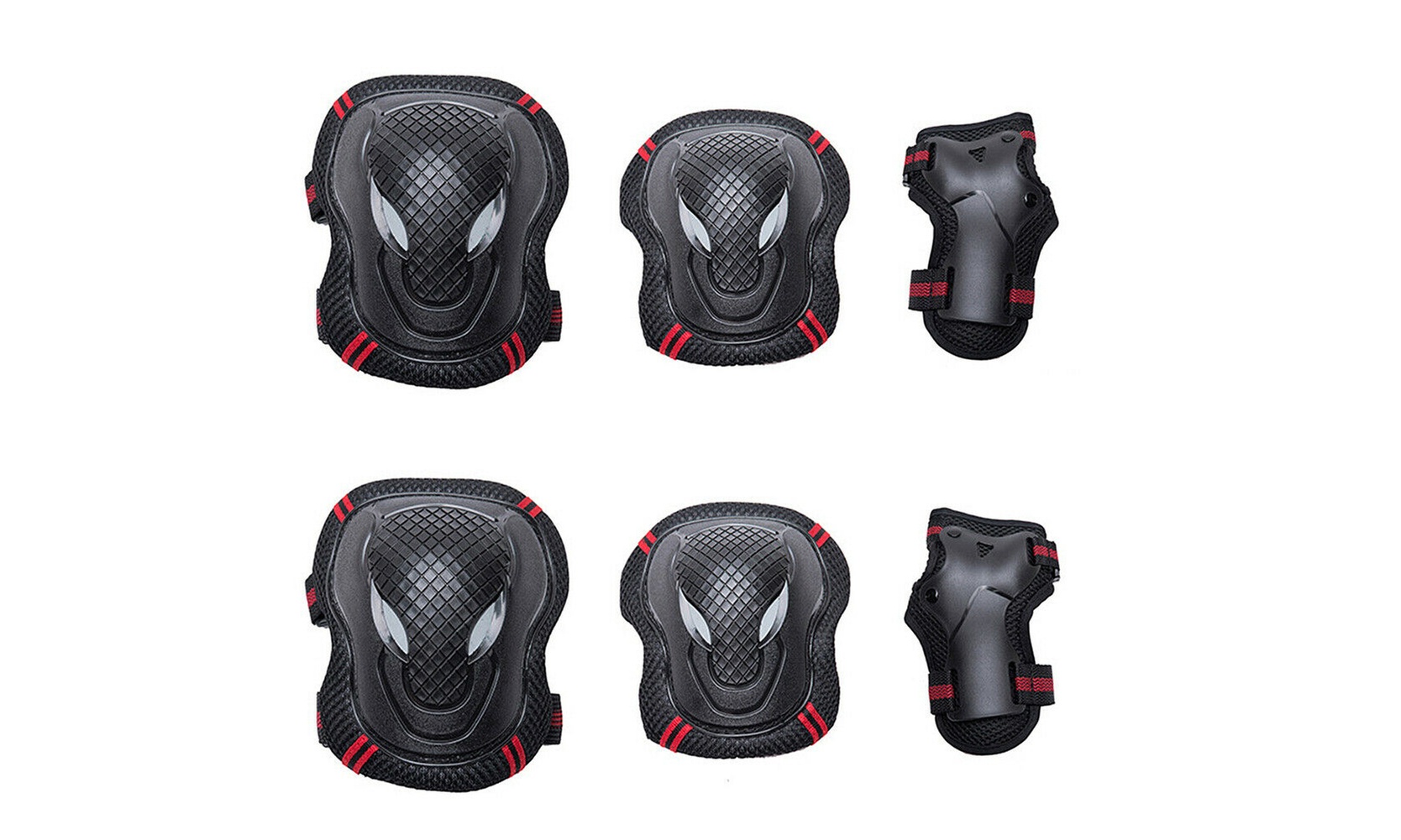 US Wrist Knee Pads Elbow Guards Protective Gear Set For Skateboard Skate Bike