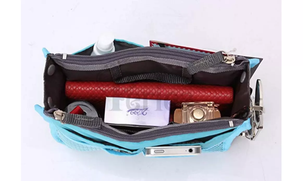Women Travel Insert Handbag Organizer Purse Large Liner Organizer Bag