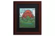 Craig Snodgrass 'Valley-Invader' Matted Wood Framed Art - Second Medium