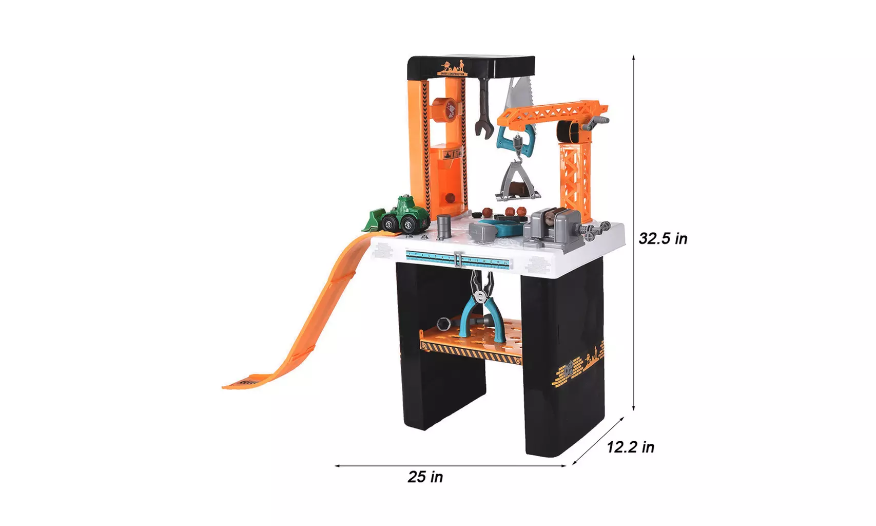 Tool Workshop Building Toys With Track Car For Kids Pretend Play - Second Medium