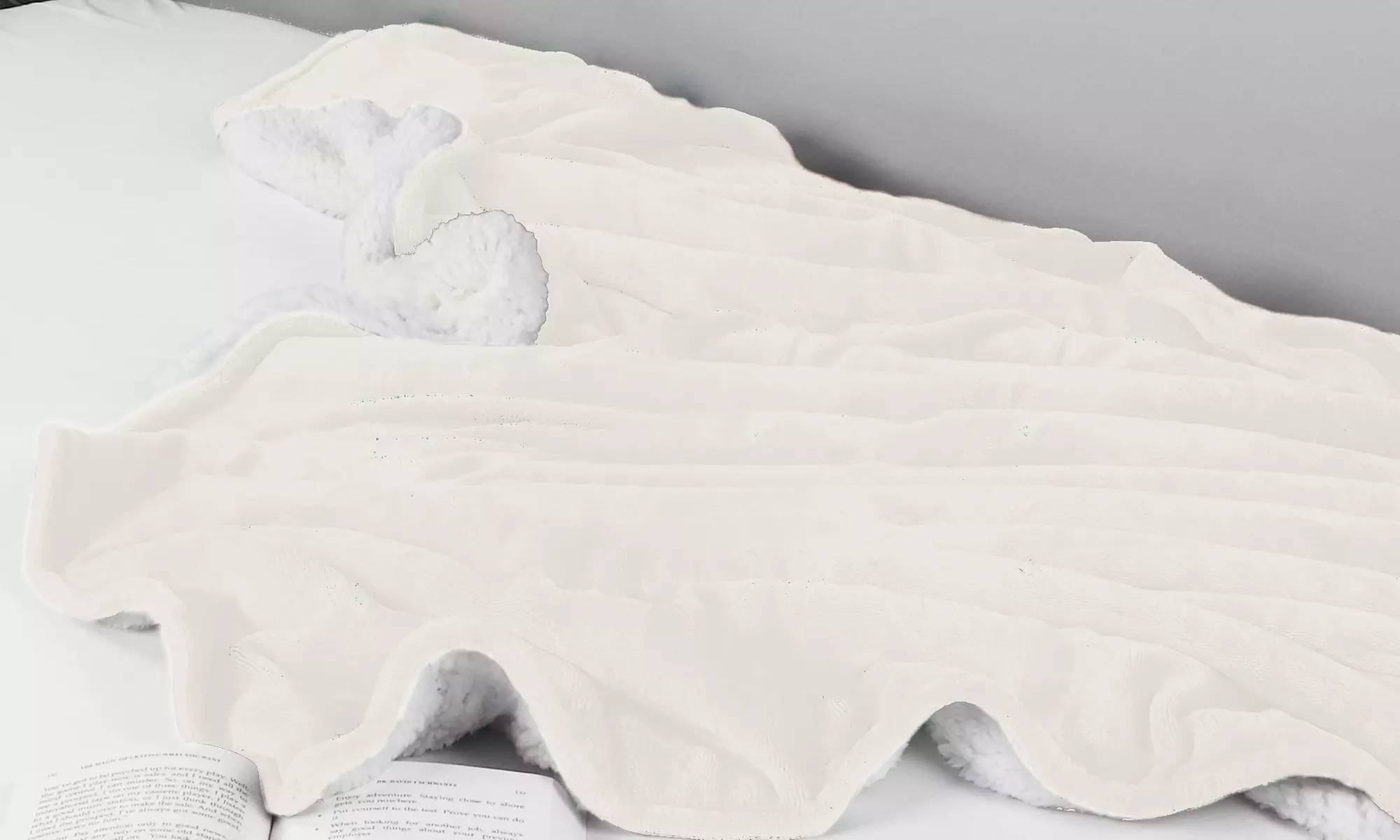 Ultra-Soft Velvet Plush Reversible Sherpa Blanket