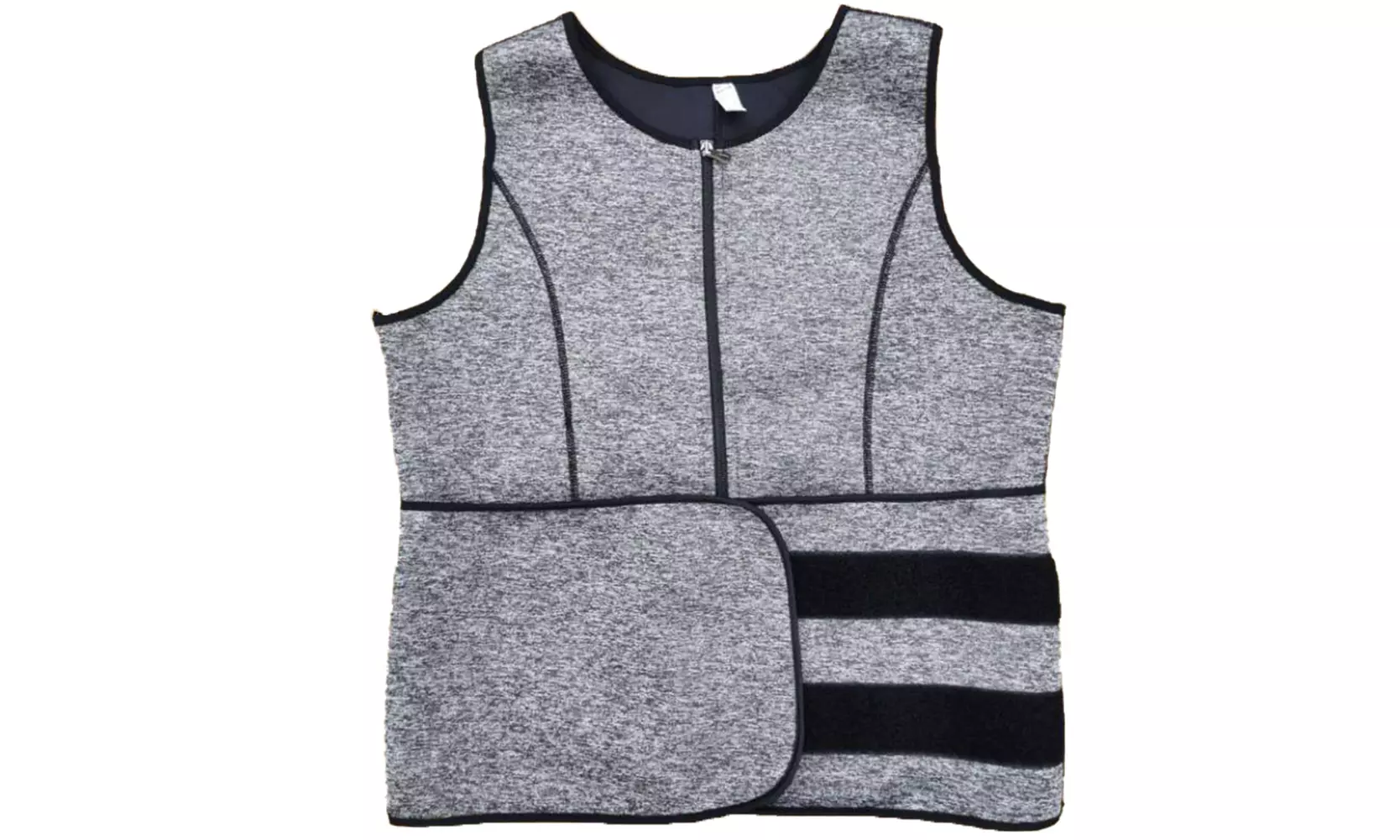 US Men's Sauna Thermo Sweat Waist Trainer Top Vest Suit Body Shaper Belt Corset