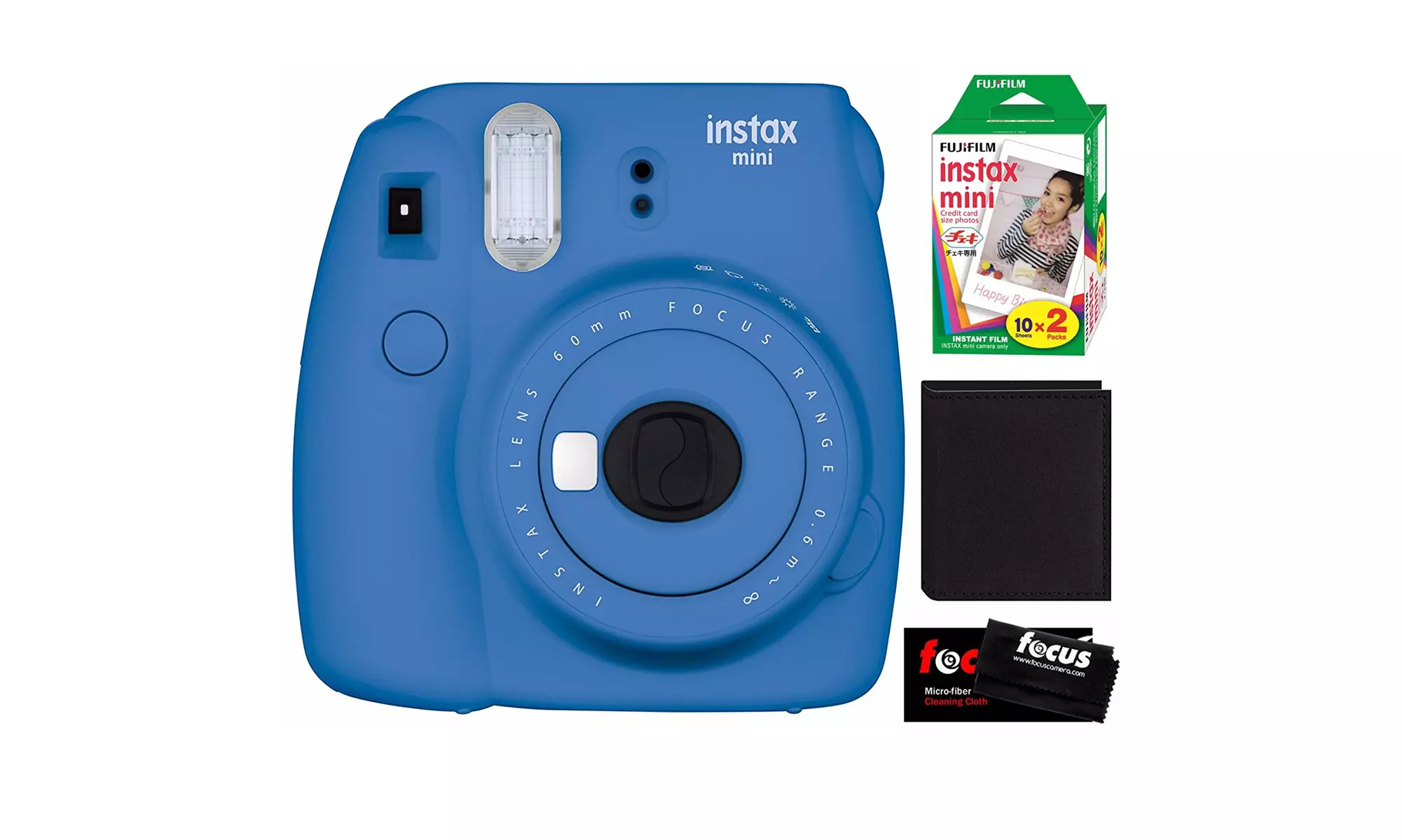 Fujifilm Instax Mini 9 with 2 Pack Film & Photo Album Wallet - Second Medium