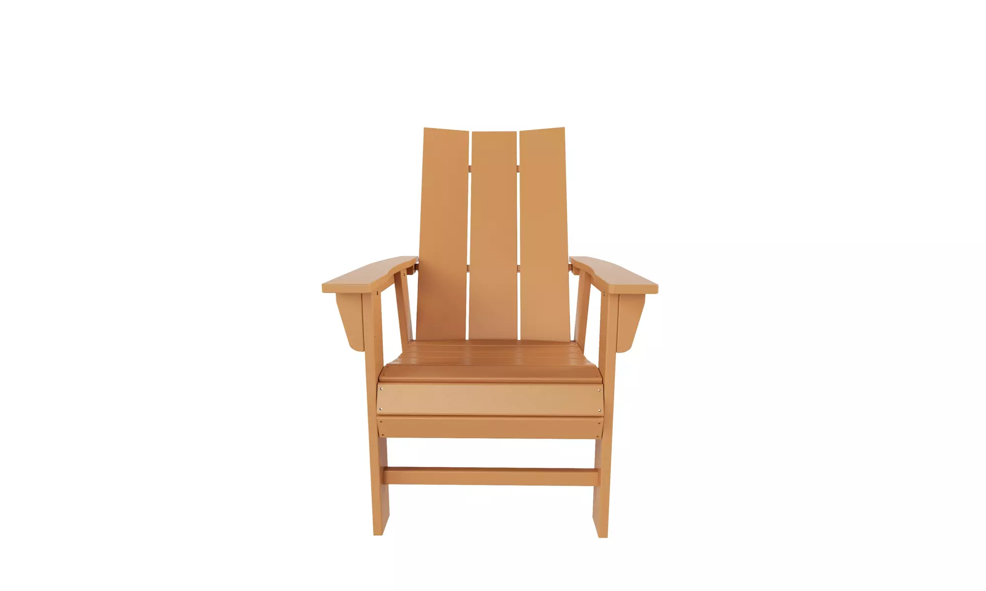 WestinTrends Ashore Outdoor Patio HDPE Modern Adirondack Dining Chair