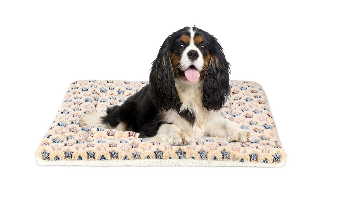 Pet Fluffy Flannel Cushion Soft Nest Star Pattern for Dogs Cats Small - XL 