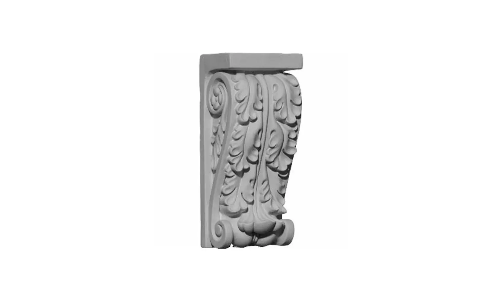 Ekena Millwork COR03X02X07OX 3.38 in. W x 2.50 in. D x 7.75 in. H Architectura - Primary Image