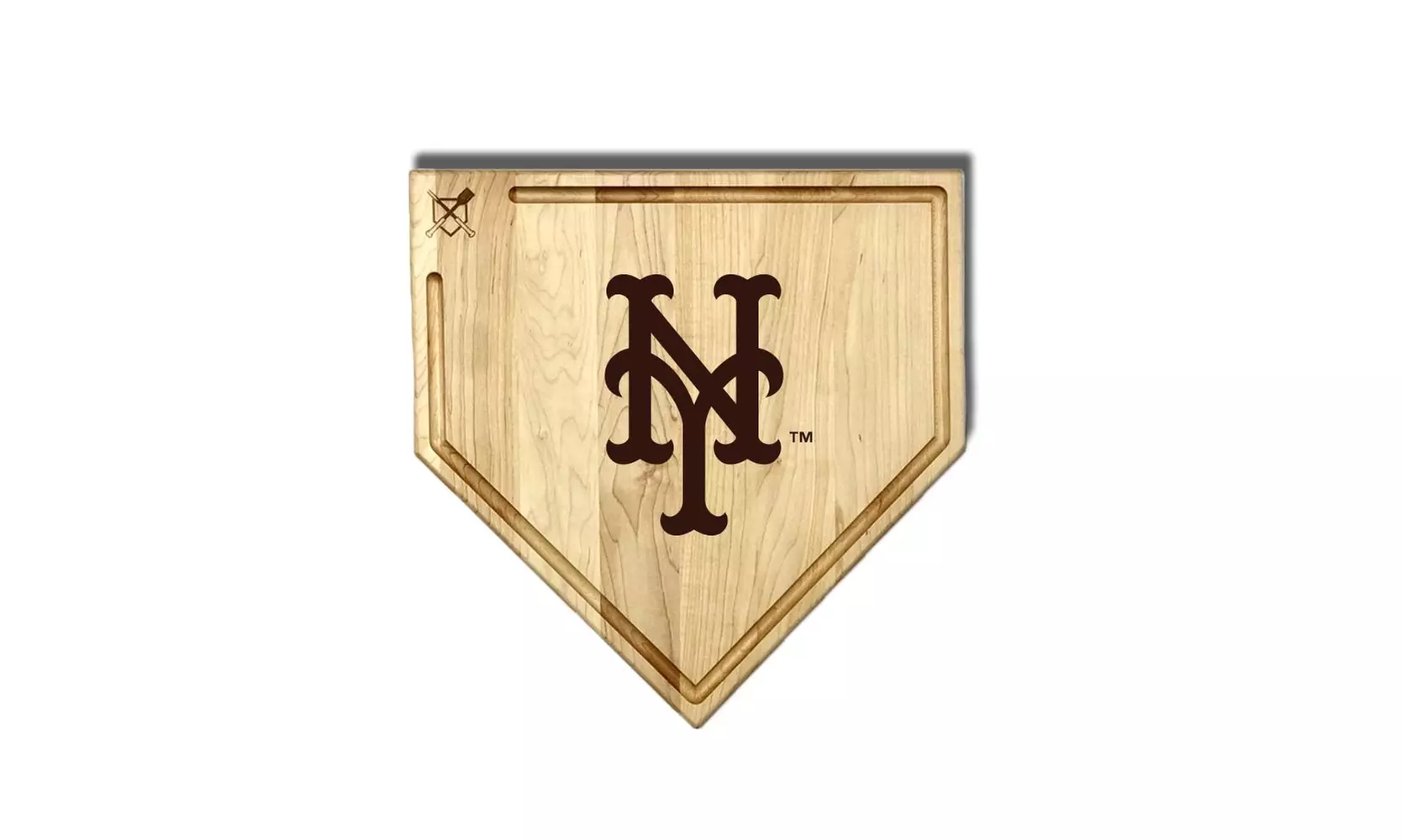 MLB 12-Inch or 17-inch Wooden Home Plate Cutting Board