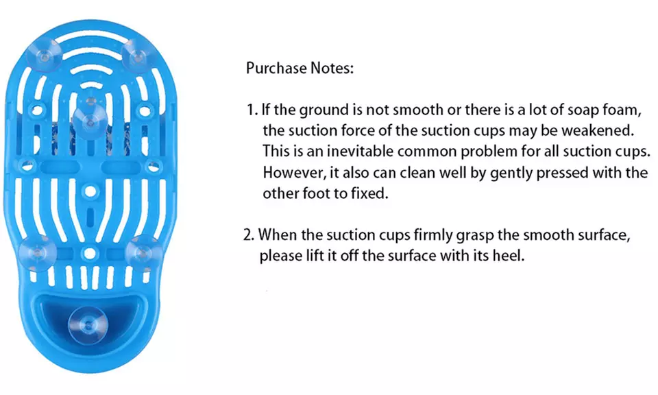 Feet Cleaner Foot Scrubber Feet Shower Spas Exfoliating Foot Massager Slipper  - Second Medium