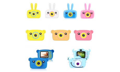 Kids Fun Themed Digital Camera Blue Bunny