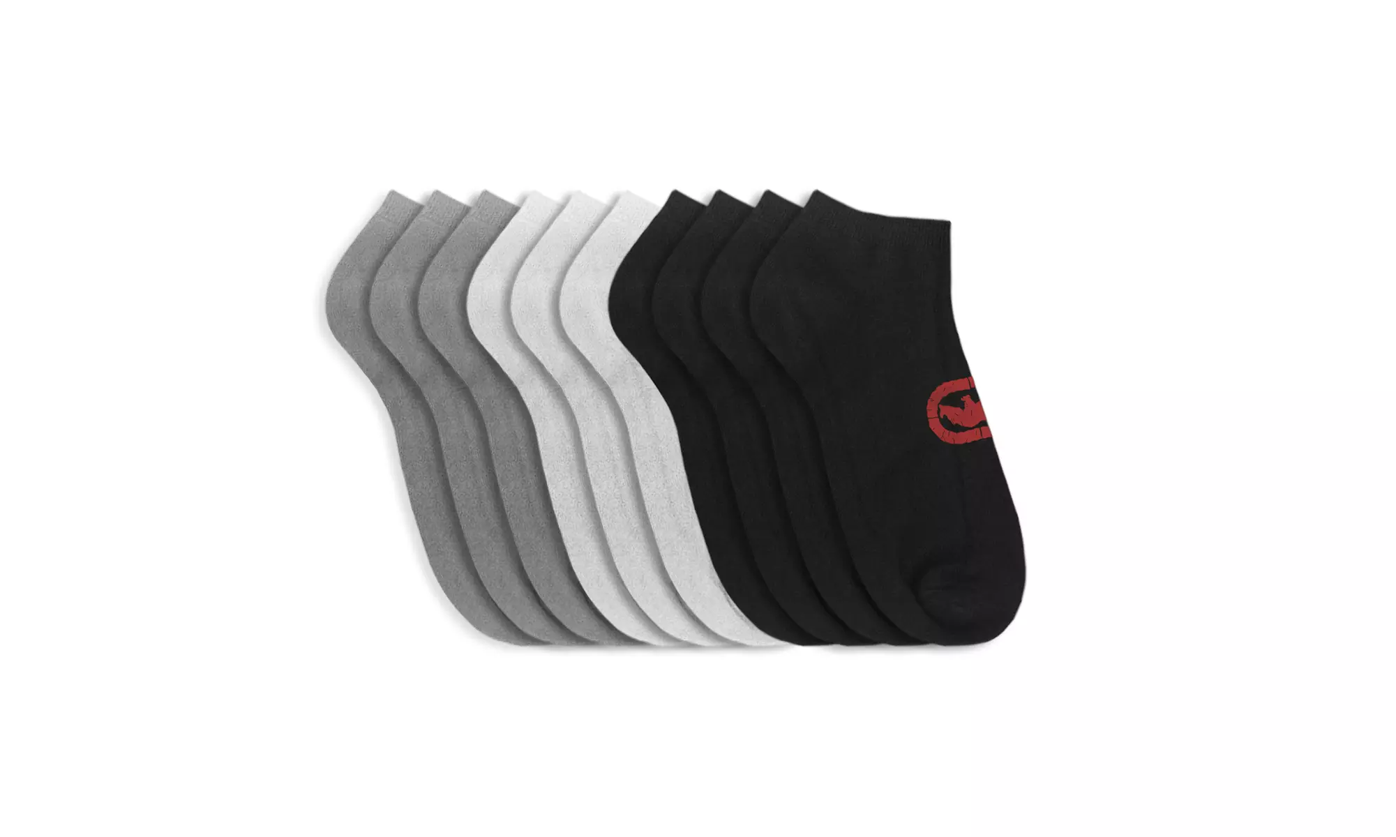 Ecko Men's Basic Quick Dry No Show Athletic Socks (20 Pairs) - Primary Image