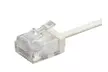 Micro SlimRun Cat6 Ethernet Patch Cable Stranded, 550MHz, UTP 32AWG, 5ft, White - Second Medium