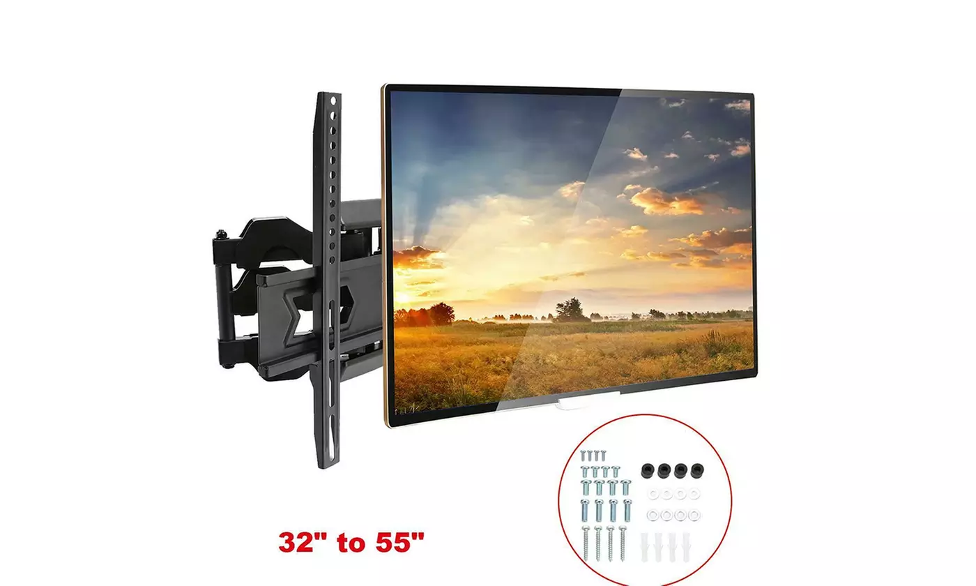 Rotating Wall Mount Swivel TV Mount Bracket Rack LCD LED 32-55 Inch Screen - Primary Image