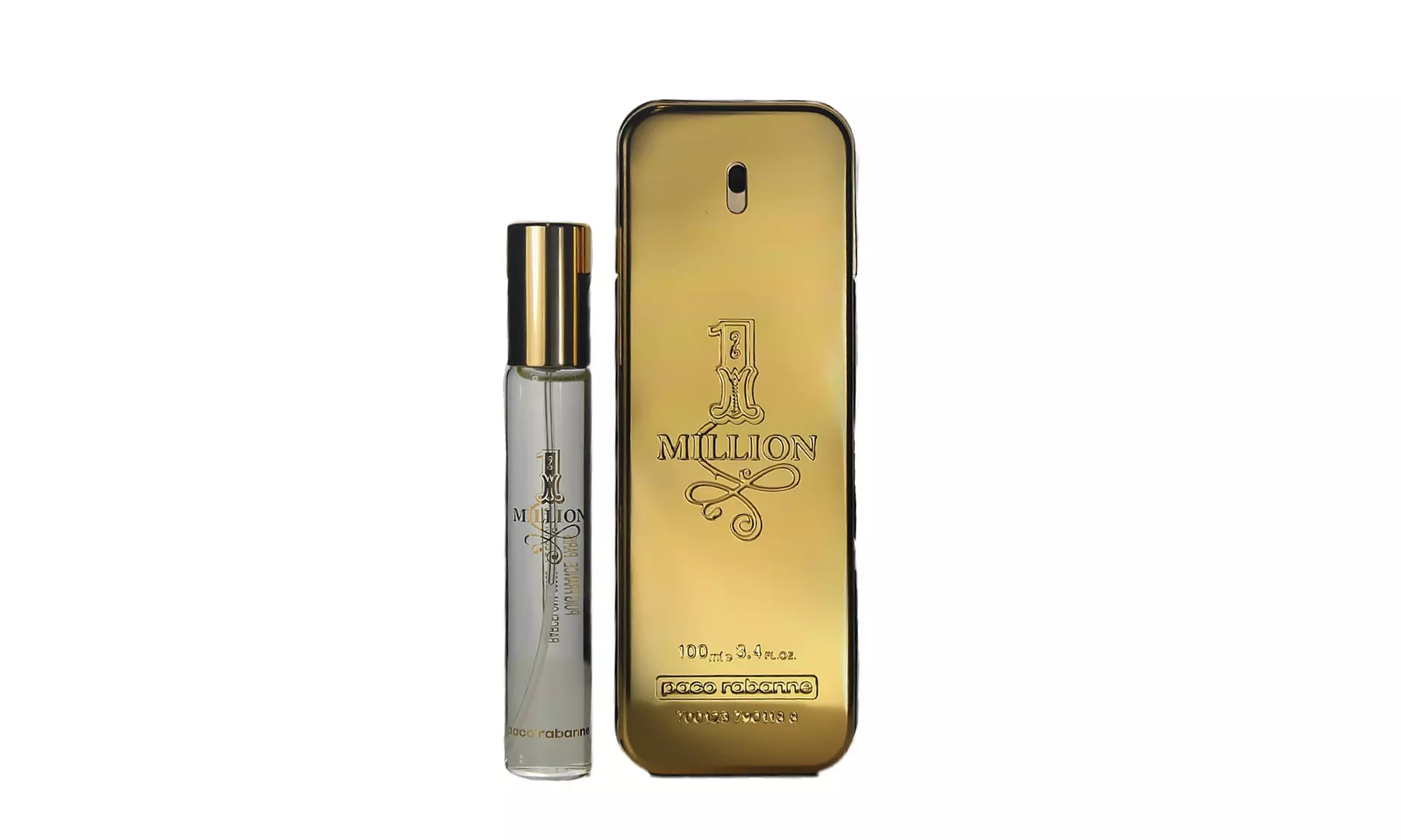 Paco Rabanne 1 Million 2 Pc. Gift Set for Men EDT 0.68 oz & EDT 3.4 oz