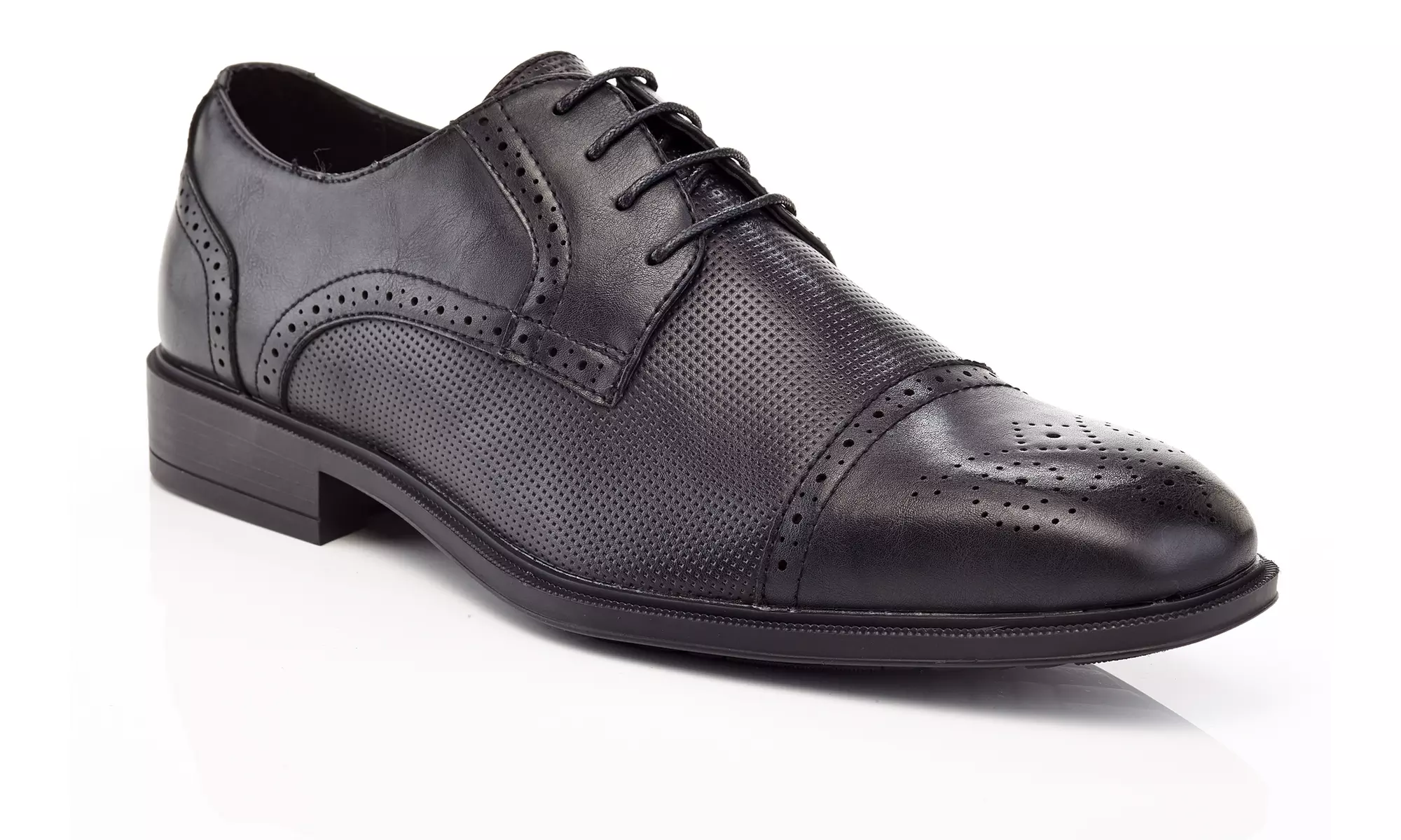 Adolfo Men's Cap-Toe Lace-Up Dress Shoes Multiple Styles