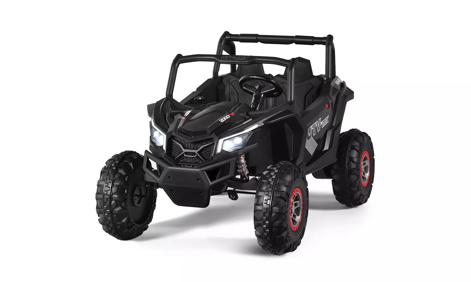 Costway 12V Electric Kids Ride-On Car 2-Seater SUV Off-Road UTV w/ Remote - Primary Image