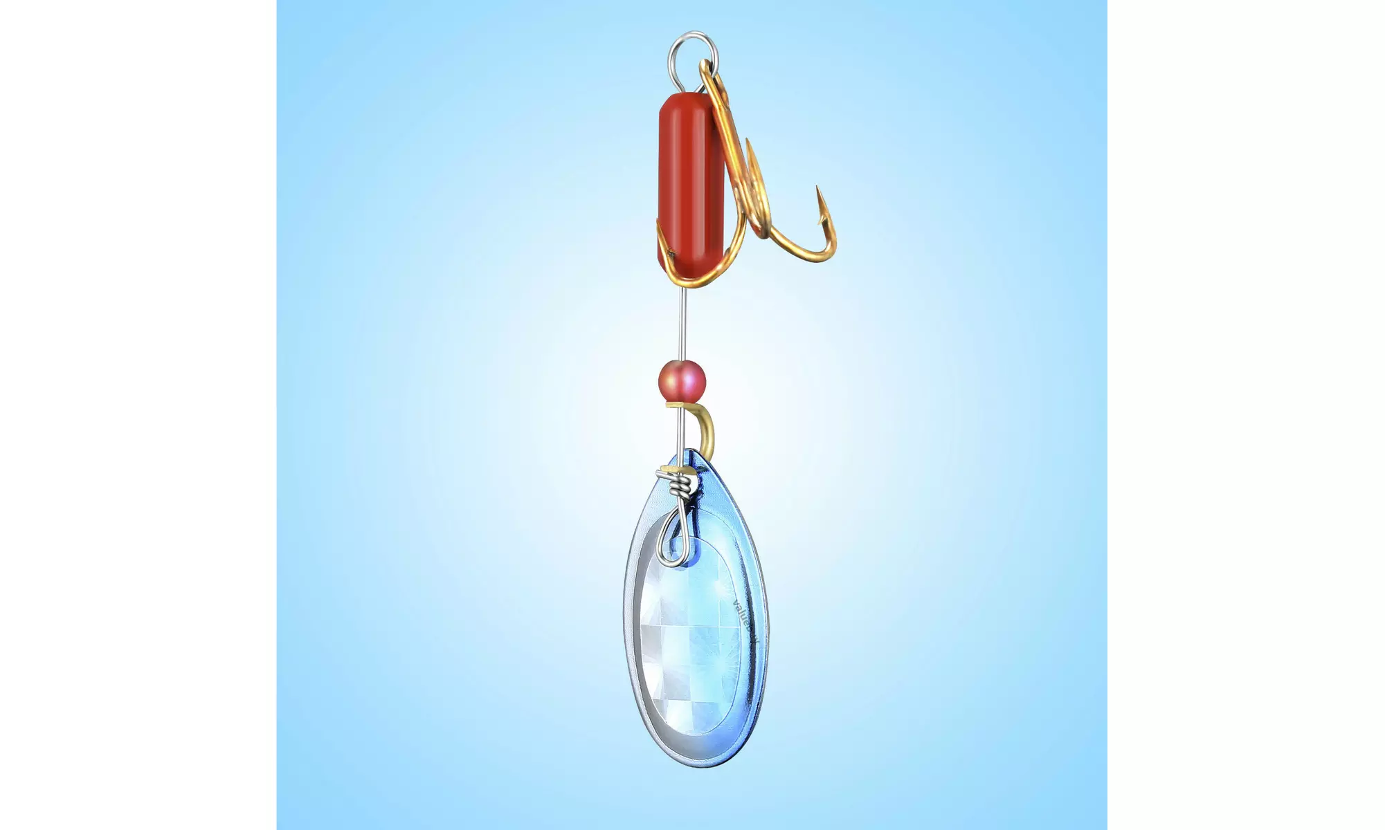 3OT!Lot 30pcs Trout Spoon Metal Fishing Lures Spinner Baits Bass Tackle Colorful - Second Medium