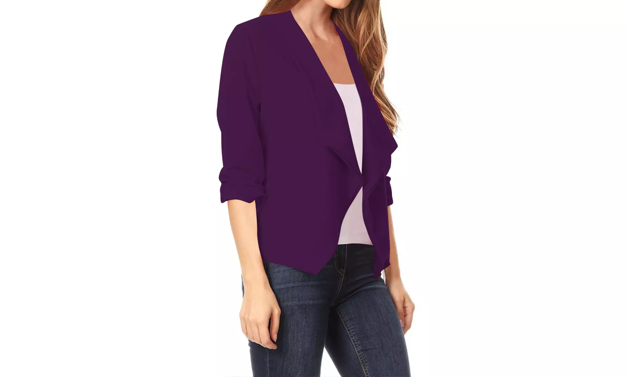 Women's Casual Office Wear Basic Solid Blazer Jacket