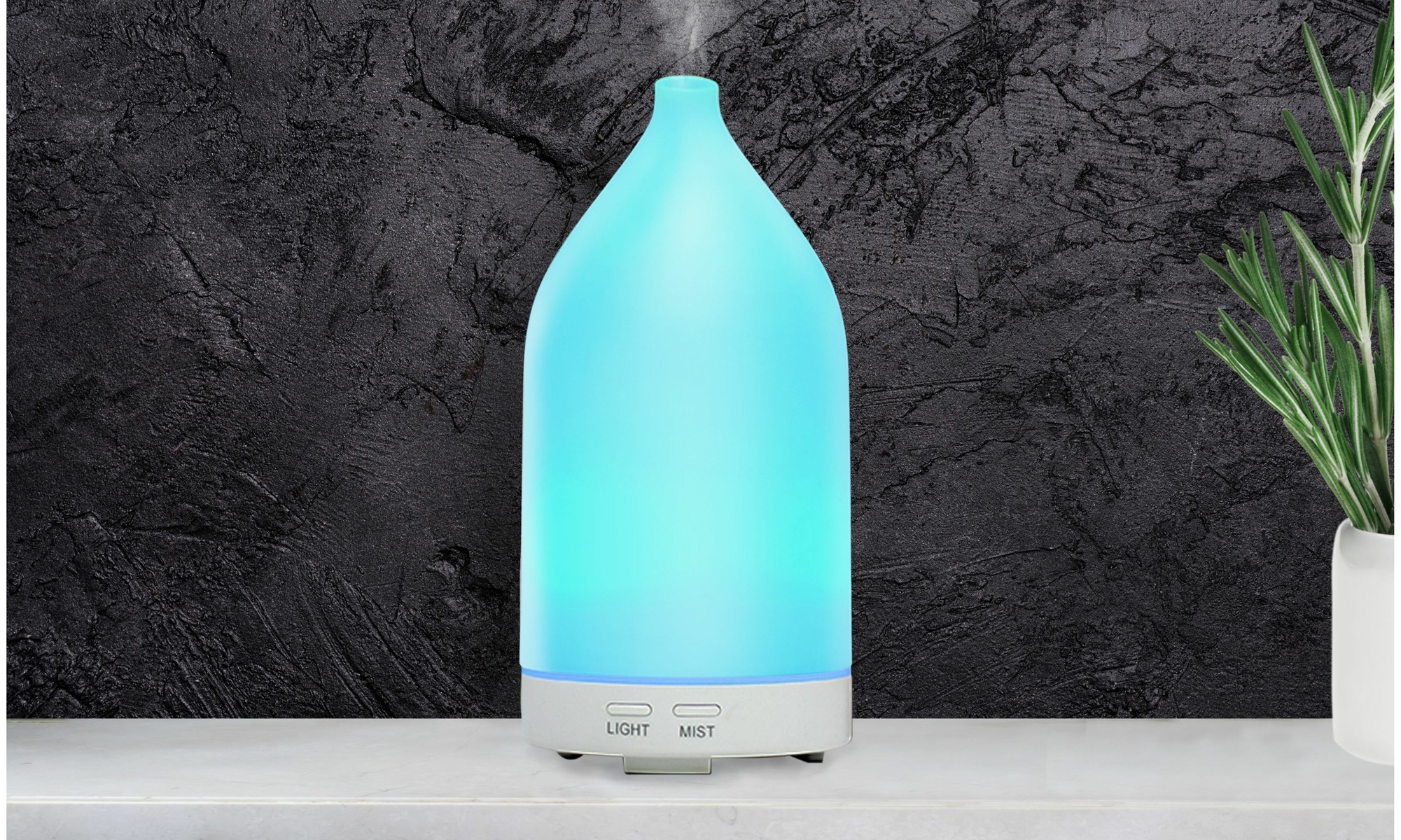 Aesthetics Ultrasonic Diffuser Zen Design with Optional Essential Oils
