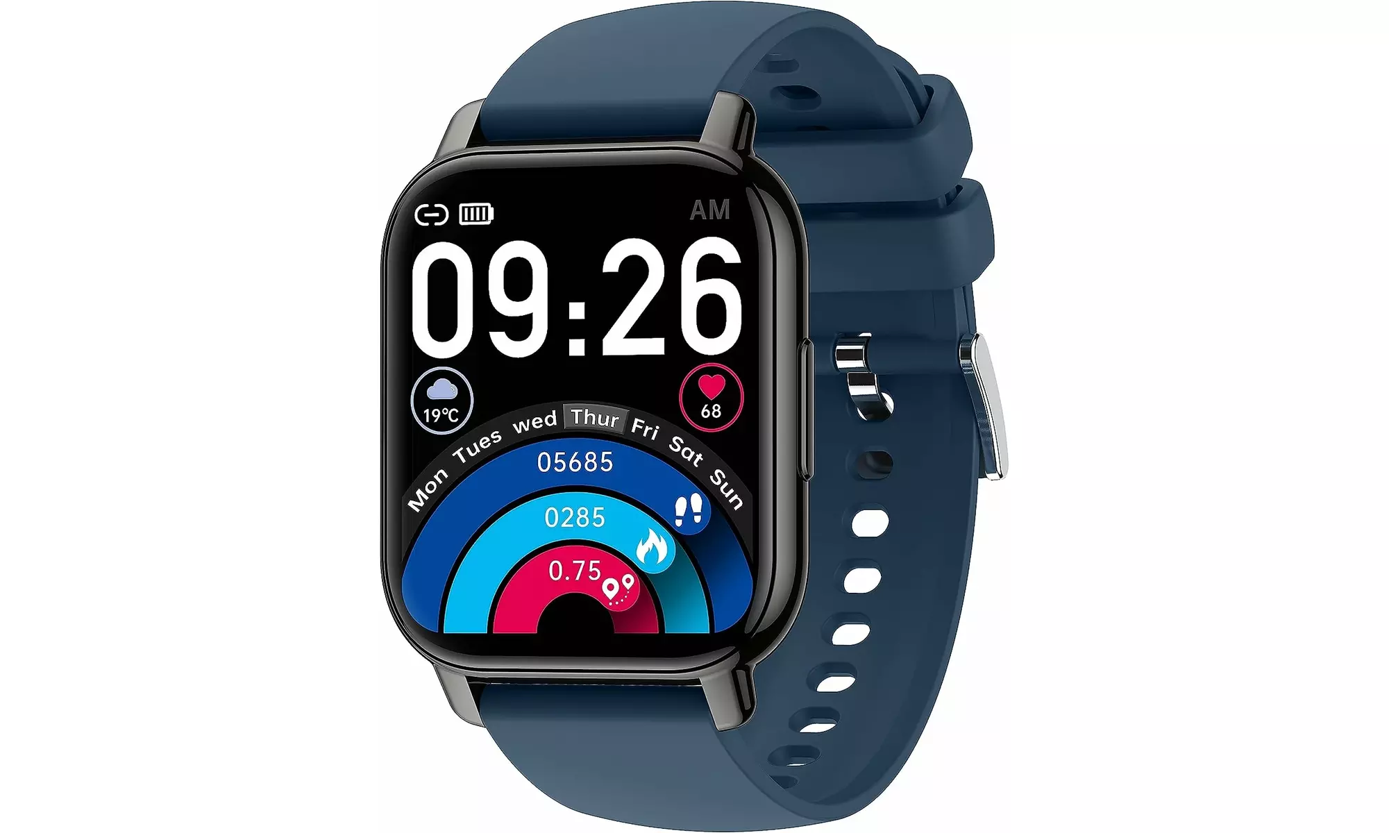 WeurGhy SmartWatch, 1.85 Touch Smart Watches for Answer/Make Calls - Primary Image
