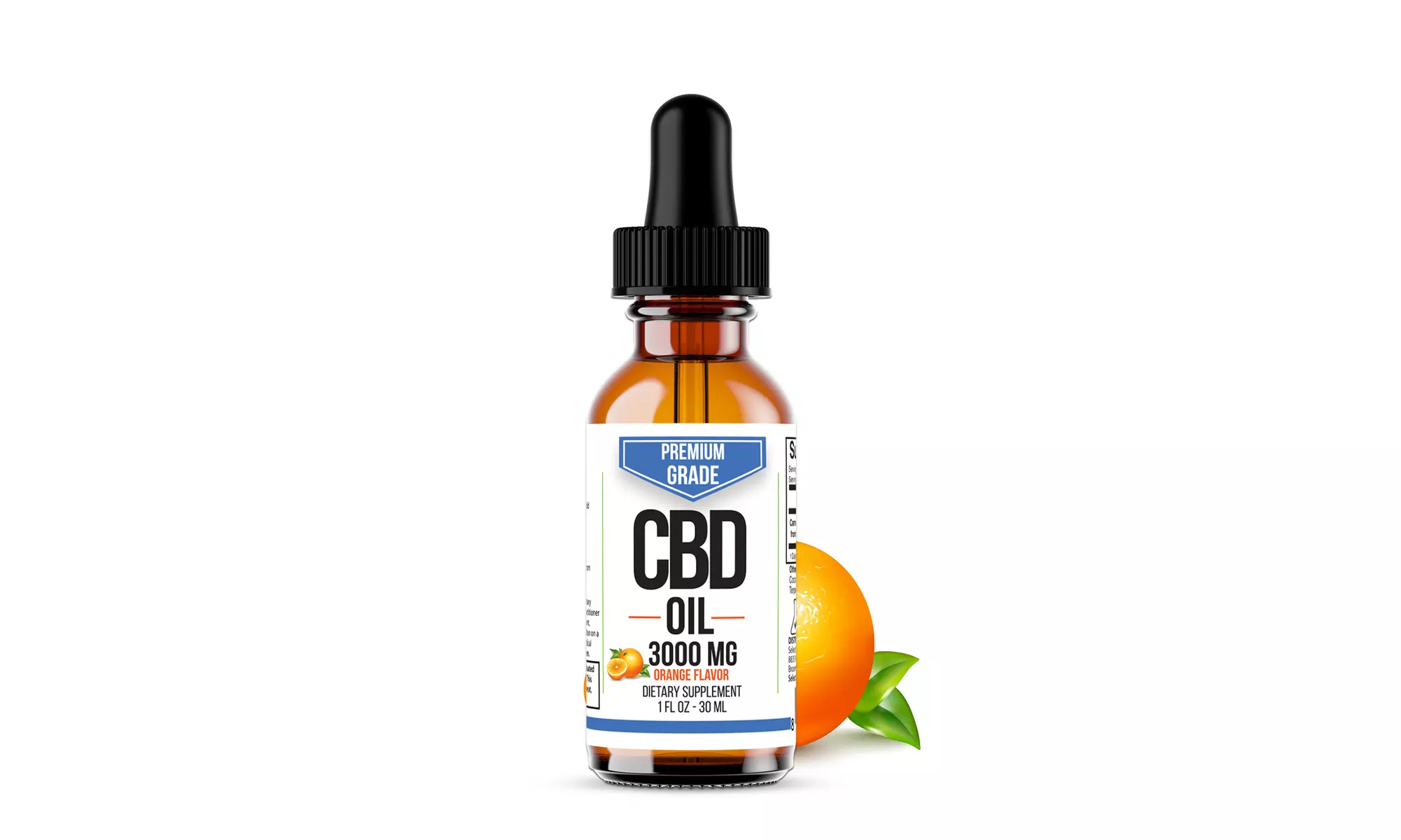 Premium CBD Oil from Select Organics, Various Flavors (500mg-3000mg)